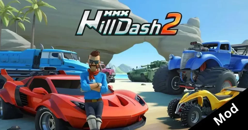 mmx hill dash 2 mod apk cover image