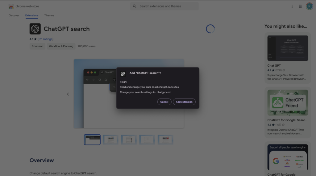 How to Replace Google with ChatGPT Search as Your Default Search Engine