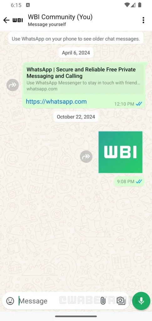 What's New in WhatsApp Beta: Chat Photo Gallery Shortcut